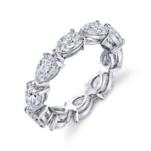 Load image into Gallery viewer, Pear Shaped Diamond Eternity Band, Bridal,  - [Wachler]
