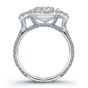 Fancy Yellow Radiant Cut Diamond Cut Engagement Ring, Engagement Ring,  - [Wachler]