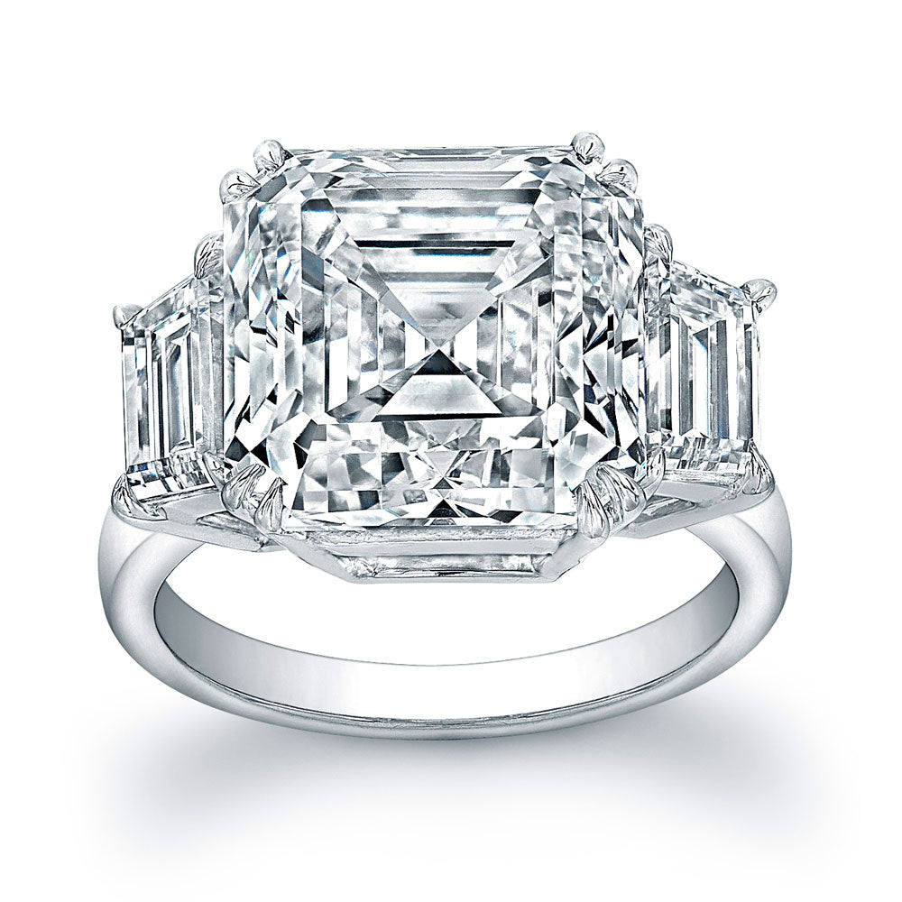 Asscher Cut Diamond Engagement Ring, Engagement Ring,  - [Wachler]