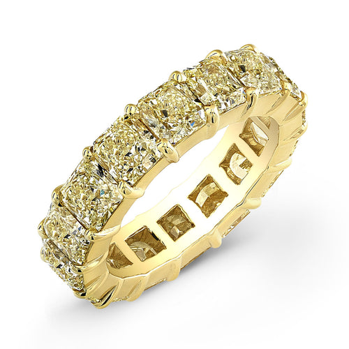 Yellow Diamond Eternity Wedding Band, Wedding Bands,  - [Wachler]