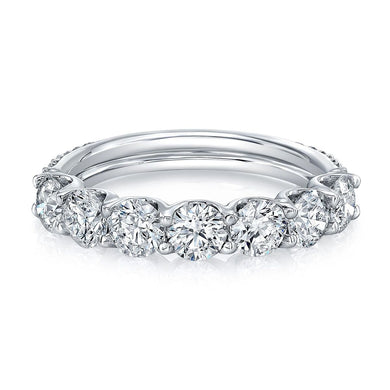 Classic Seven Diamond Wedding Band, Wedding Bands,  - [Wachler]