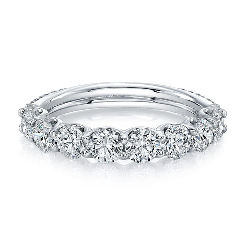 18k White Gold Wedding Band, Wedding Bands,  - [Wachler]