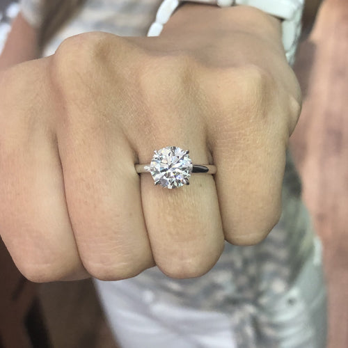 Classic 4 Prong Solitaire Setting