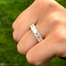 Load image into Gallery viewer, Wachler Emerald Cut Band 5 CT