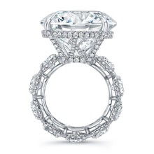 Load image into Gallery viewer, Round Cut Diamond Engagement Ring with Eternity Style, Engagement Ring,  - [Wachler]