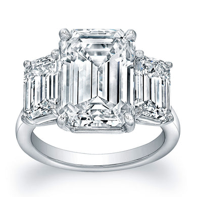 Emerald Cut Diamond Engagement Ring, Engagement Ring,  - [Wachler]