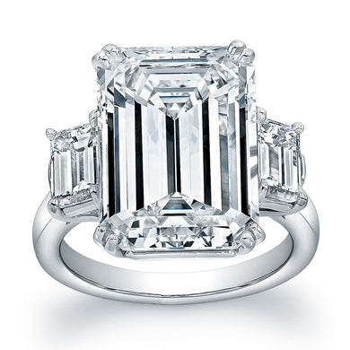 Emerald Cut Diamond Engagement Ring, Engagement Ring,  - [Wachler]
