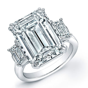 Emerald Cut Diamond Engagement Ring, Engagement Ring,  - [Wachler]