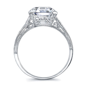 Asscher Cut Diamond Engagement Ring, Engagement Ring,  - [Wachler]