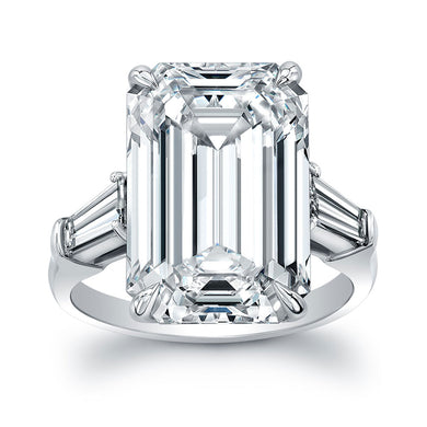 Emerald Cut Diamond Engagement Ring, Engagement Ring,  - [Wachler]