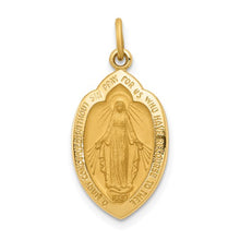 Load image into Gallery viewer, 14k Yellow Gold Miraculous Medal