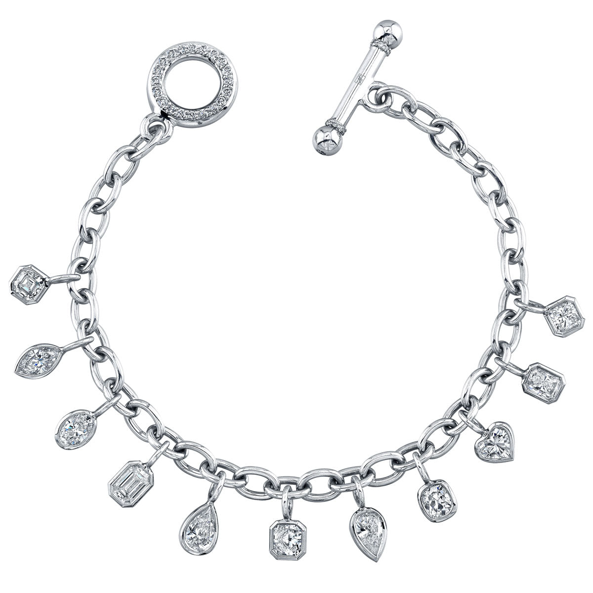 Diamond Charm Bracelets