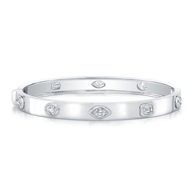 Mixed Shape Diamond Bracelet, Bracelet,  - [Wachler]