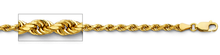 Load image into Gallery viewer, 14k Gold 3mm Diamond Cut Rope Chain