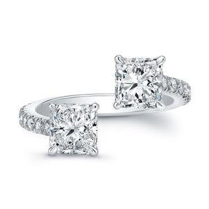 Double Square Diamond Fashion Ring, Fashion Rings,  - [Wachler]