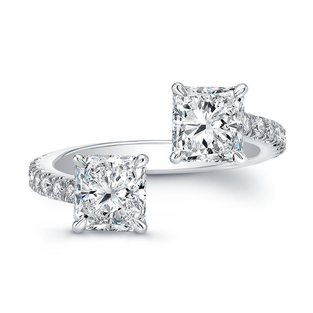 Double Diamond Fashion Ring, Fashion Rings,  - [Wachler]