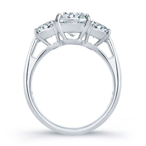 Triple Cushion Cut Diamond Engagement Ring, Engagement Ring,  - [Wachler]