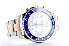 Load image into Gallery viewer, Unworn Fully Stickered Rolex Yacht-Master II Two Tone SS 18k Rose Gold White Dial Watch 44mm, Watch,  - [Wachler]