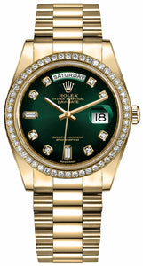 Day-Date 36 Green Ombre Dial Women's Watch 128348RBR