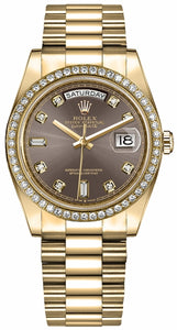 Day-Date 36 Diamond Hour Markers Women's Watch 128348RBR