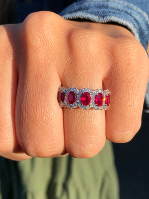 Wachler Ruby Halo Band