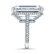 Load image into Gallery viewer, 20 Carat Emerald Cut Engagement Ring, Engagement Ring,  - [Wachler]