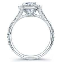 Load image into Gallery viewer, Round Diamond with Pave Halo Engagement Ring, Engagement Ring,  - [Wachler]