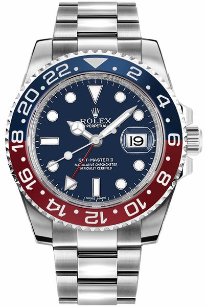 GMT-Master II Blue Dial Men's Watch 116719BLRO