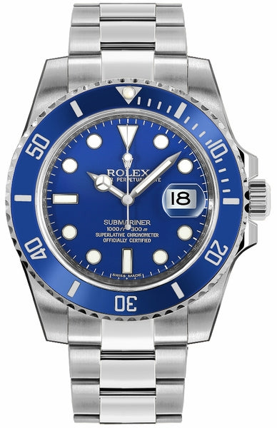 Submariner Date White Gold Men's Watch 116619LB