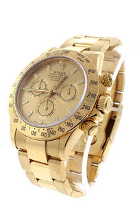 Rolex Cosmograph Daytona Champagne Dial Men's Chronograph Oyster Watch