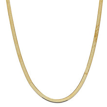 Load image into Gallery viewer, 14k Yellow Gold 5.5mm Silky Herringbone Chain