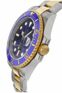 Submariner Date Two Tone Blue Dial Men's Watch 116613LB