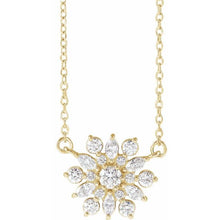 Load image into Gallery viewer, 14K 1/2 CTW Diamond Vintage-Inspired 16&quot; Necklace